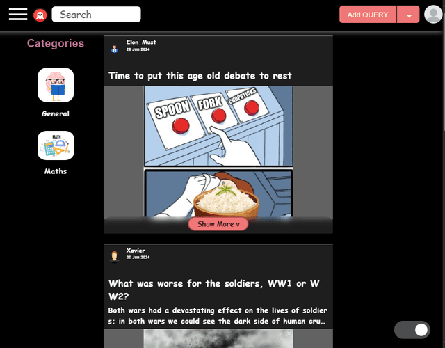 dQuora: Real-Time Q&A Platform